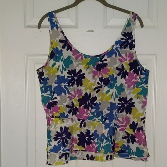 Gap sleeveless multicolor  top Sz L NWOT - Picture 4 of 6